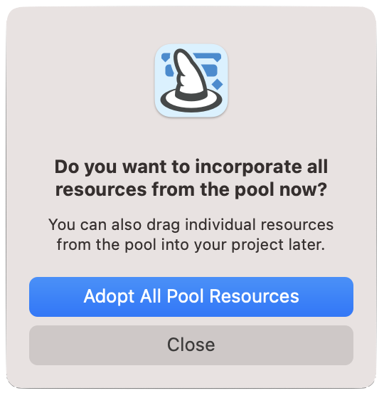 Adapt resource pool resources