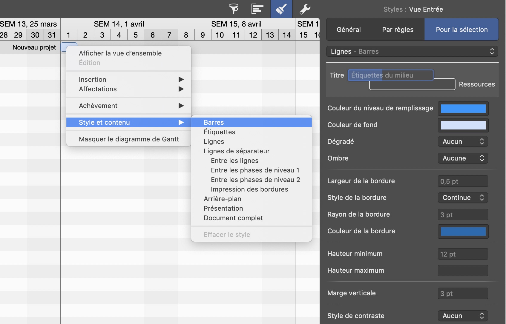 Merlin Project inspecteur Styles Merlin Project inspecteur Styles