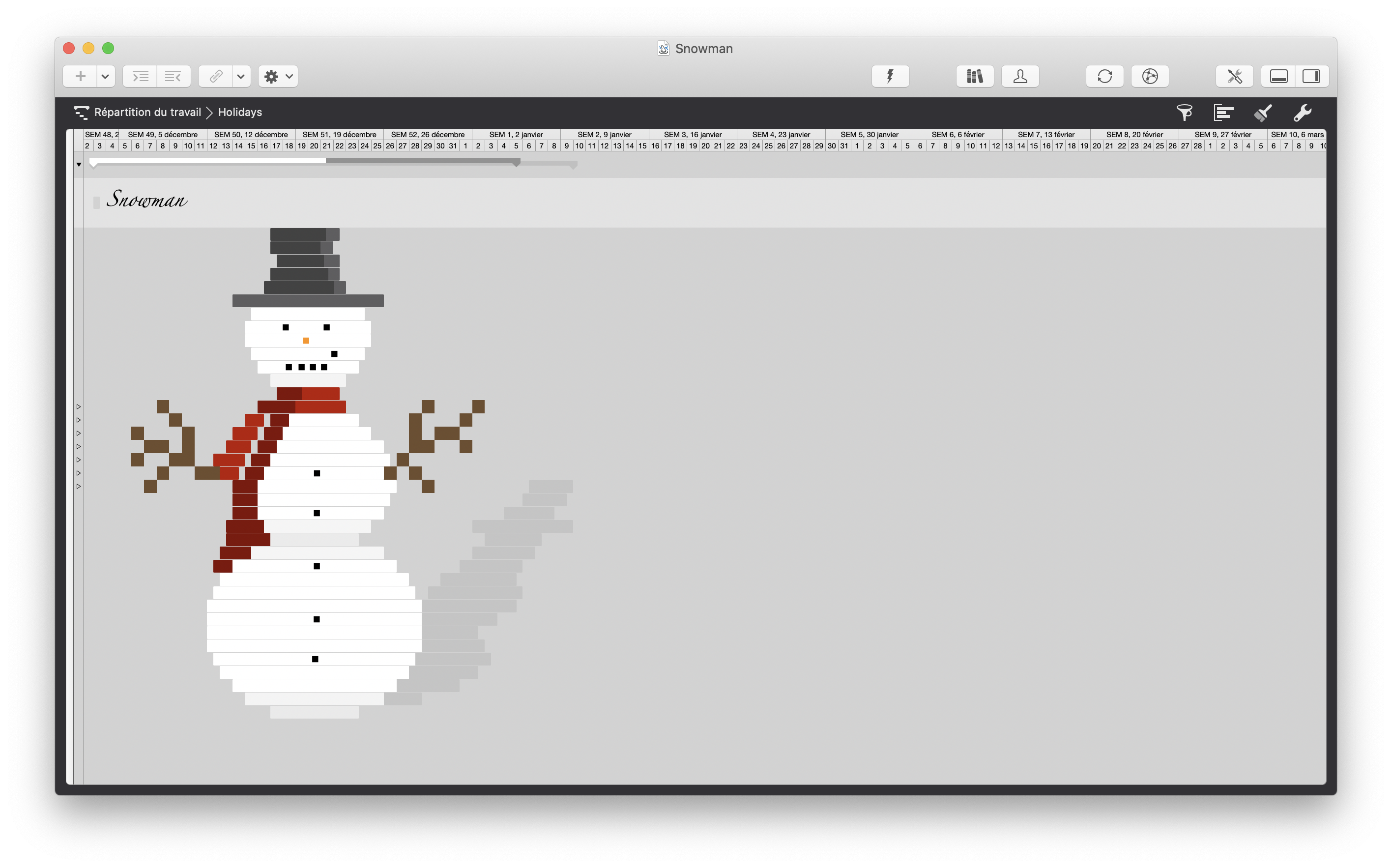 Projet Bonhomme de neige Projet Bonhomme de neige
