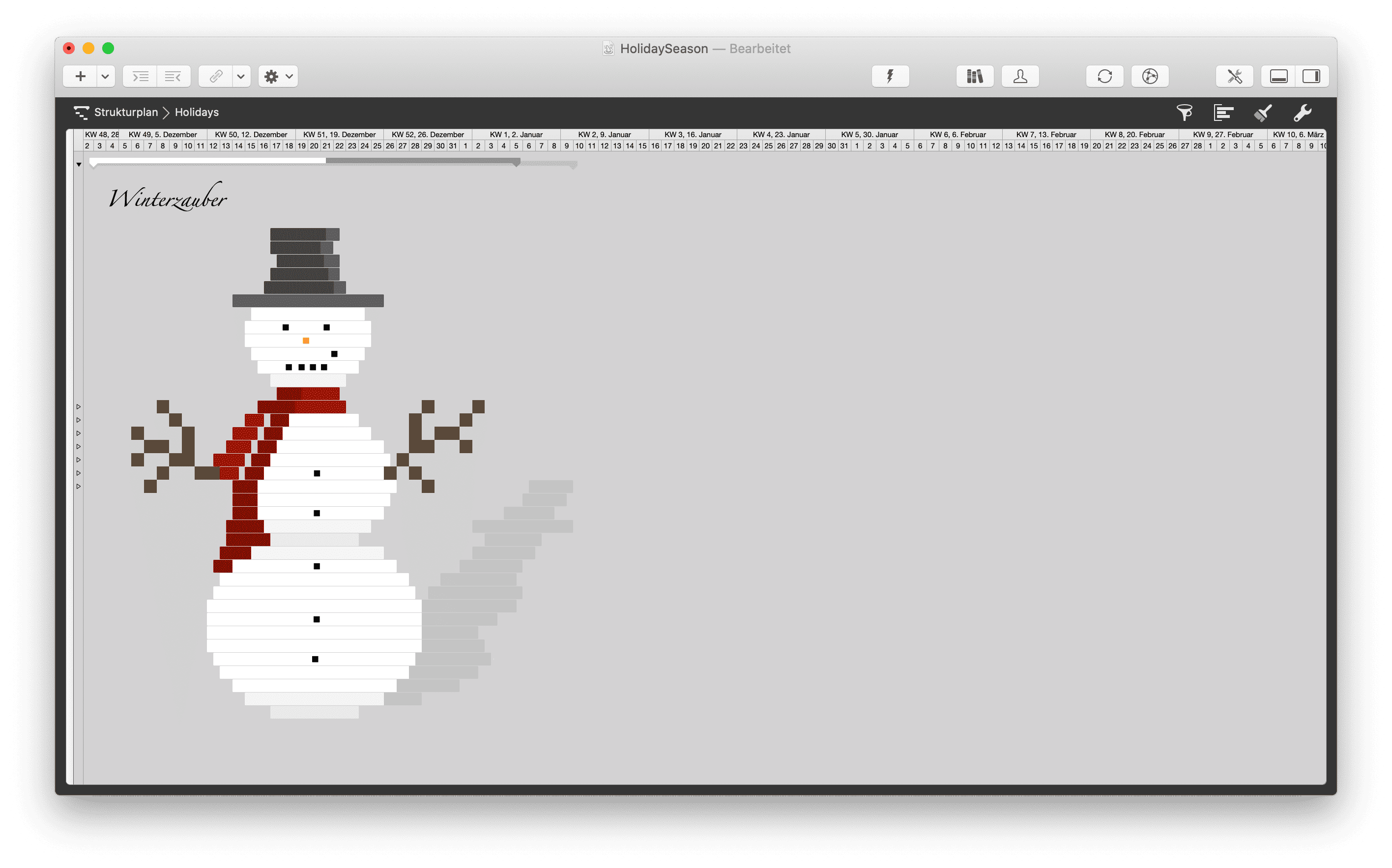 Projekt Schneemann