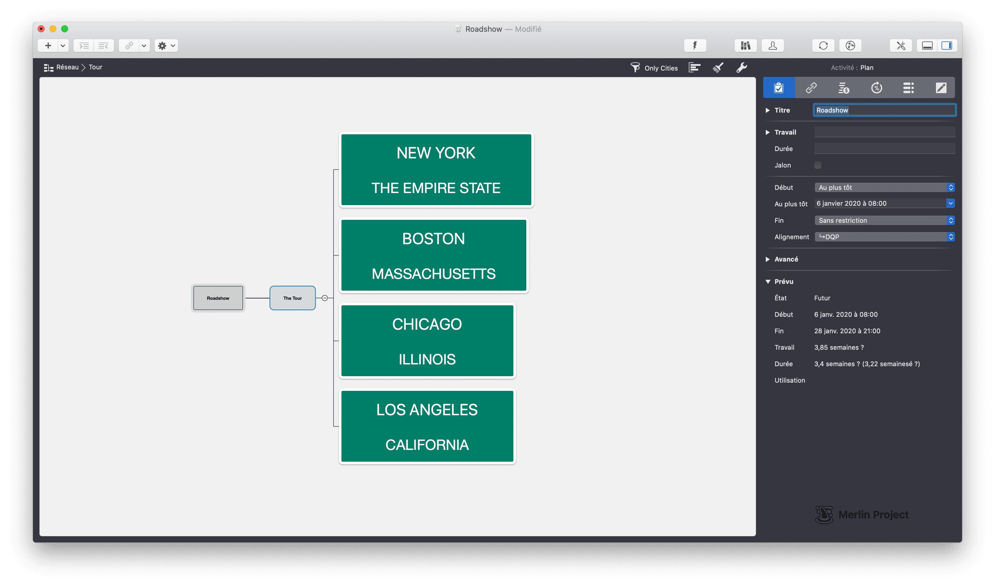 Tournée de présentation