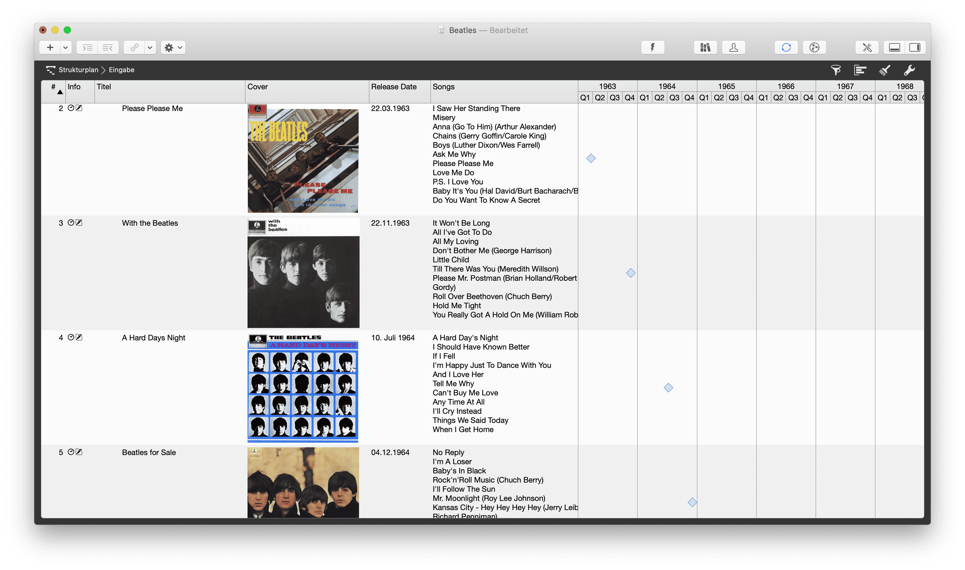 Beatles-Schallplatten