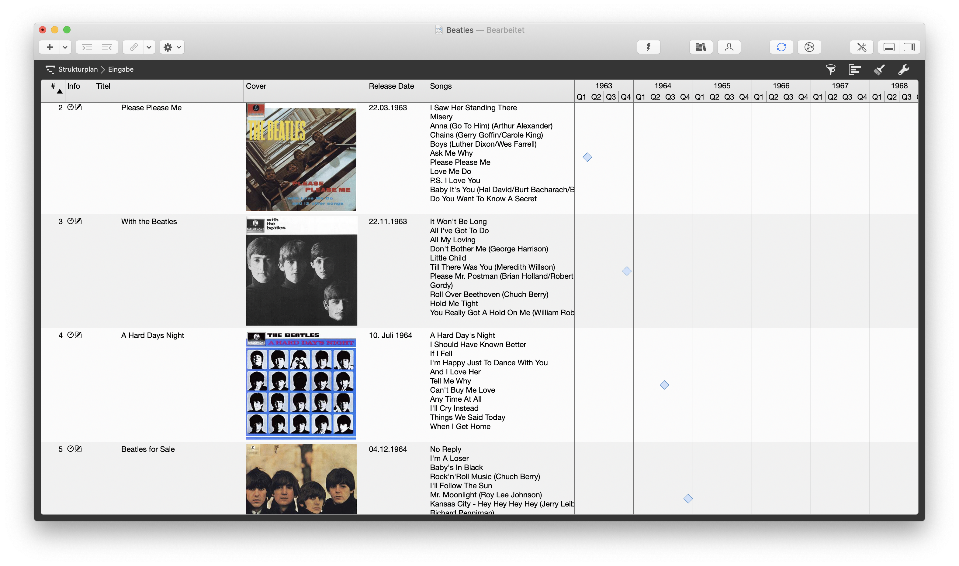 Beatles-Schallplatten Beatles-Schallplatten