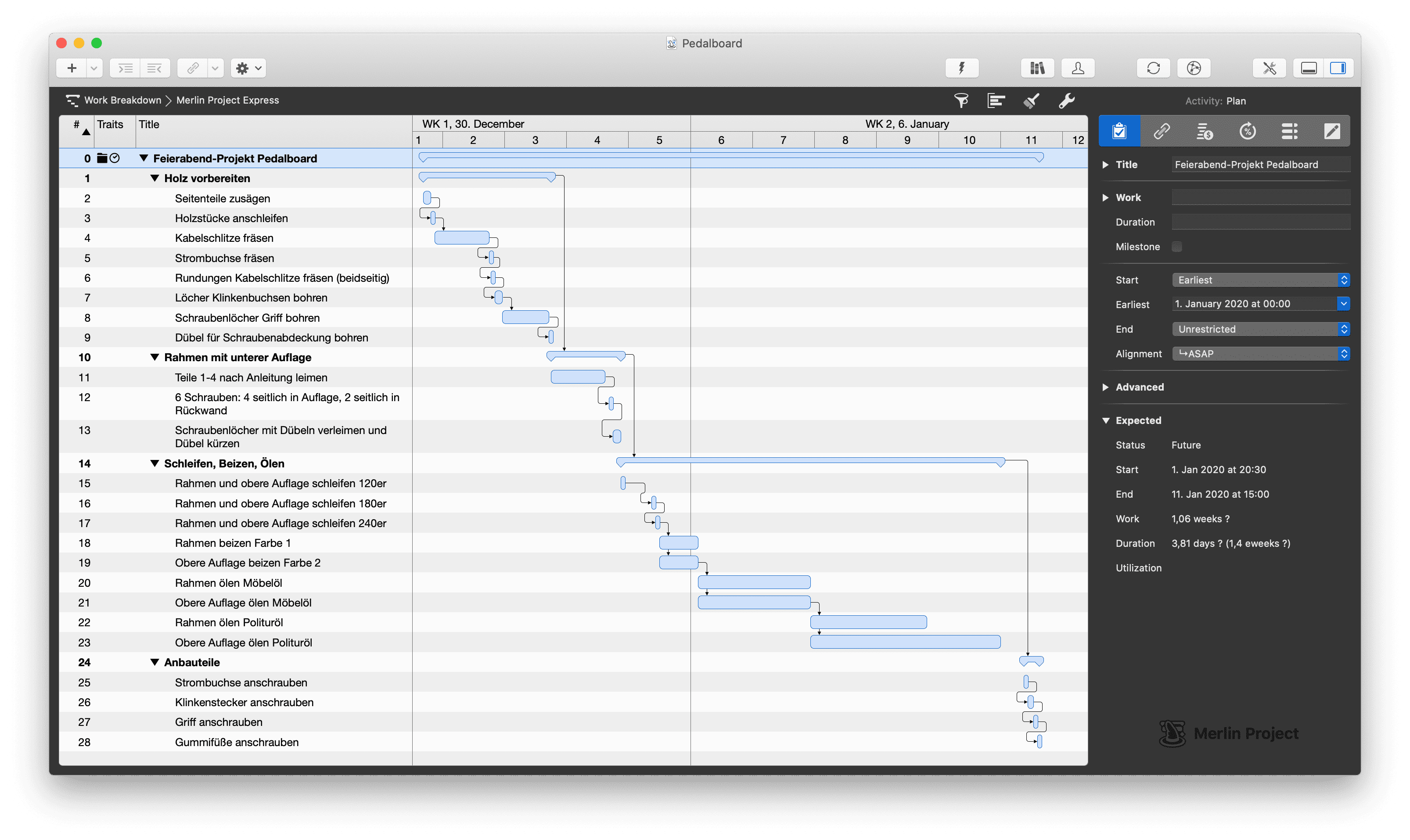 Construction of a Pedal Board