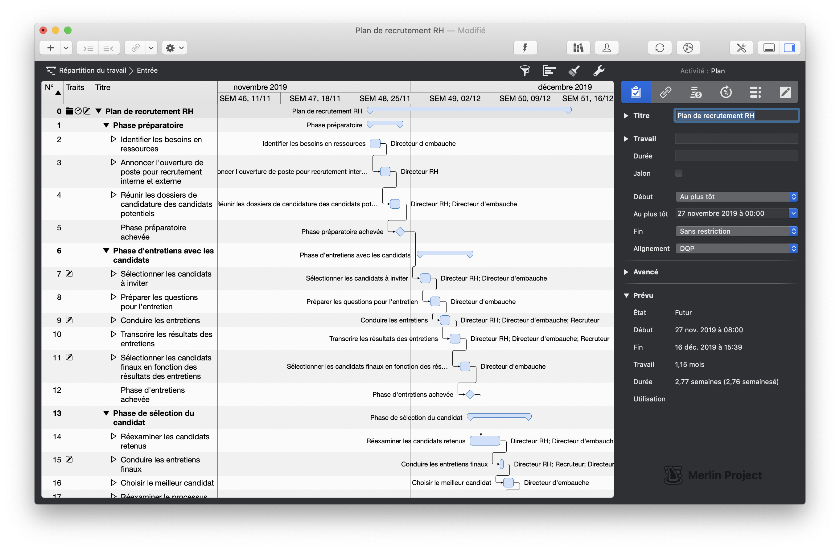 Plan de recrutement RH Plan de recrutement RH