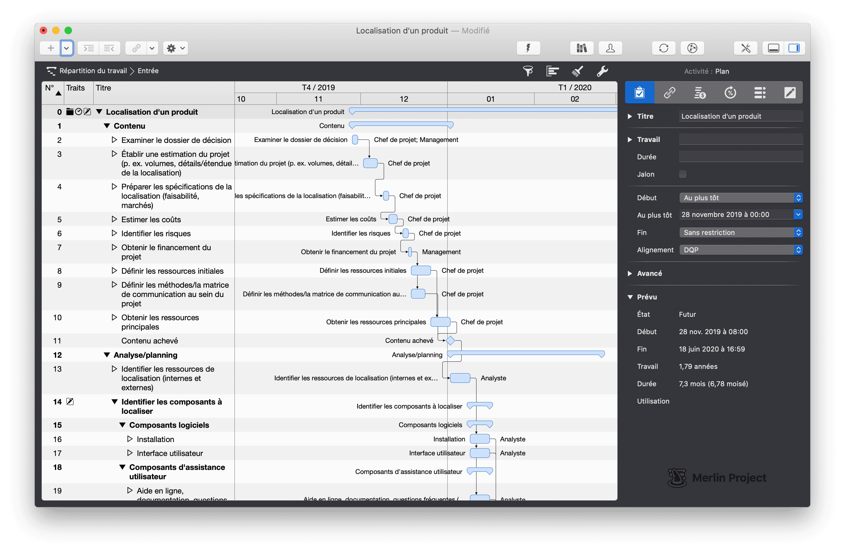 Localisation d'un produit