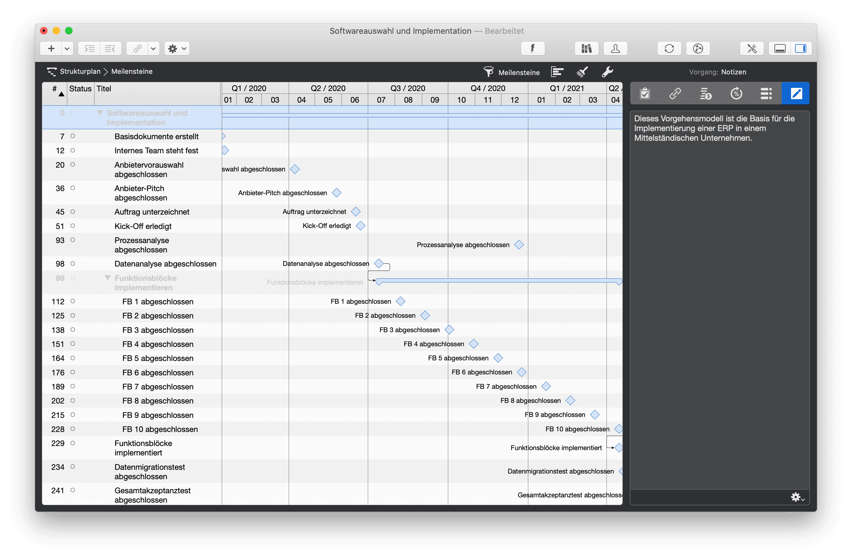 Softwareauswahl und Implementation
