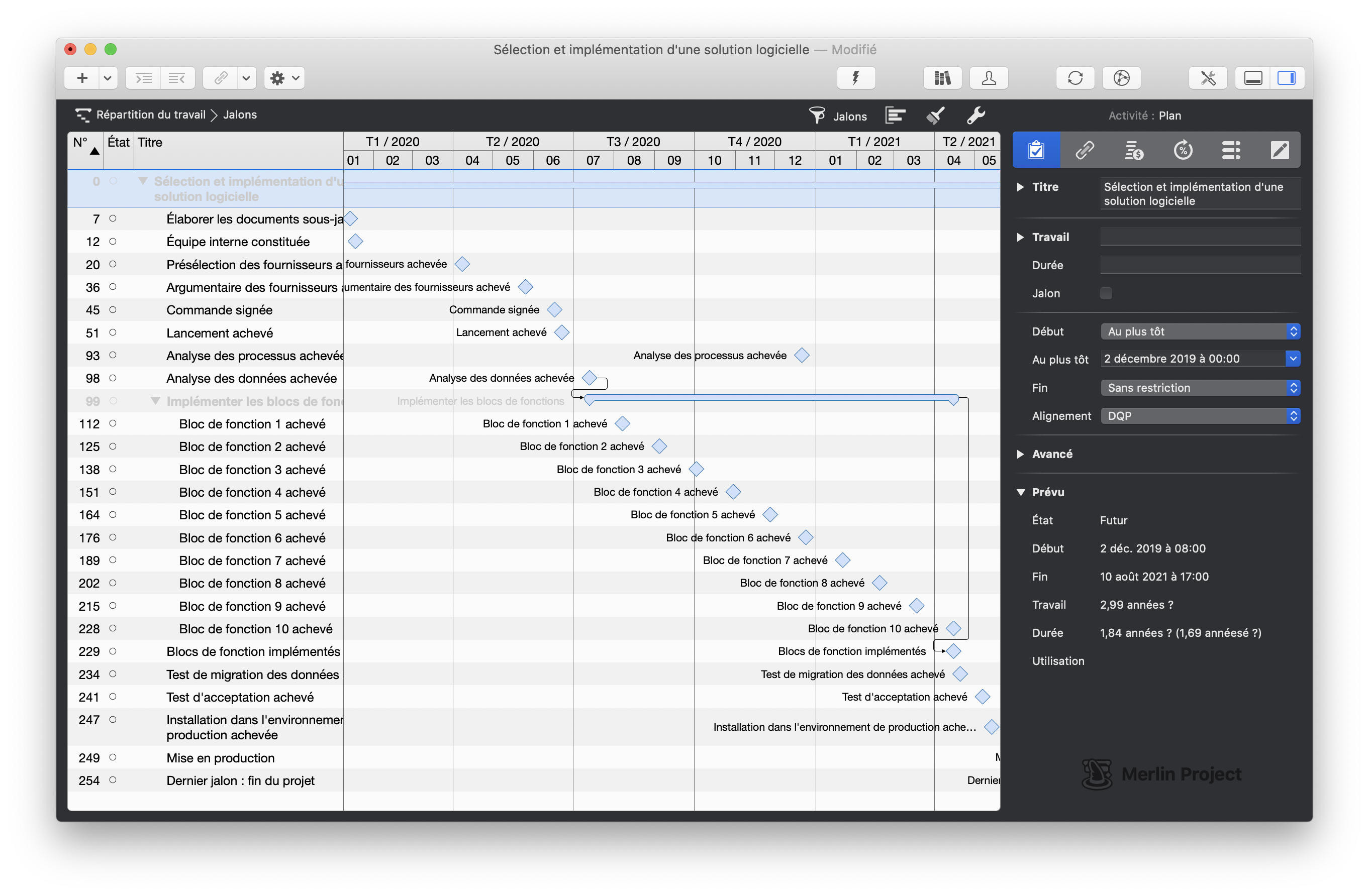 Sélection et implémentation d'une solution logicielle Sélection et implémentation d'une solution logicielle