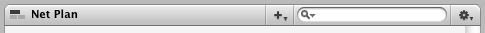 Funktionsleiste des Netzplan